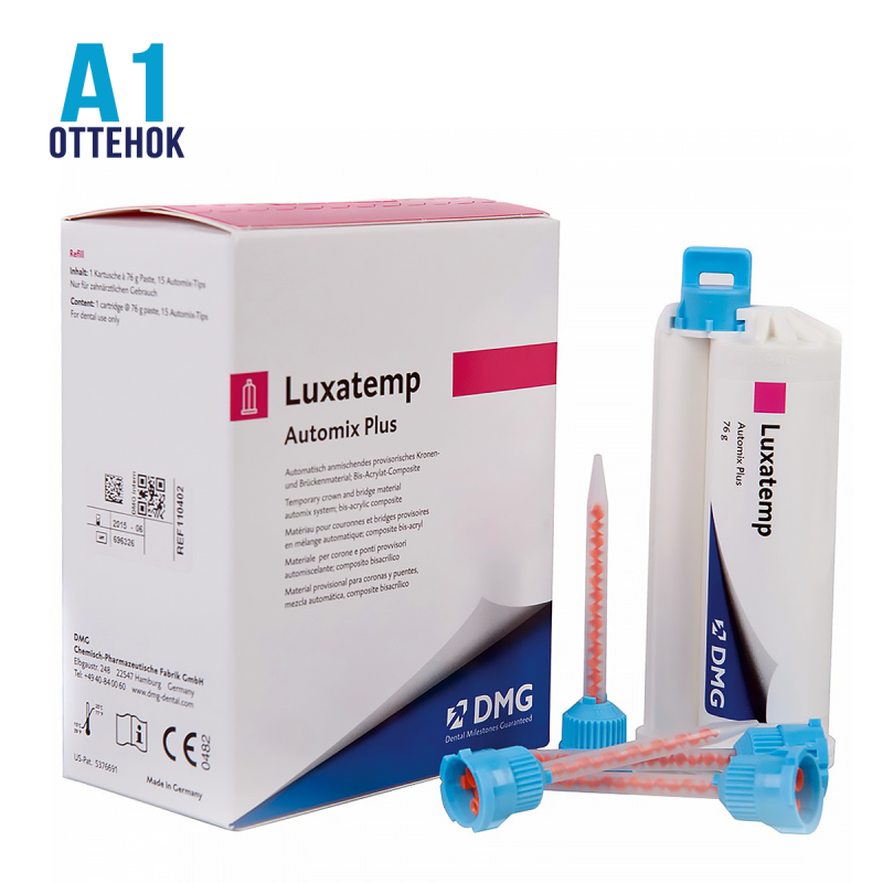 Изображение Люксатемп / Luxatemp Automix Plus, оттенок А1, картридж 76 гр., самополимеризующийся композит