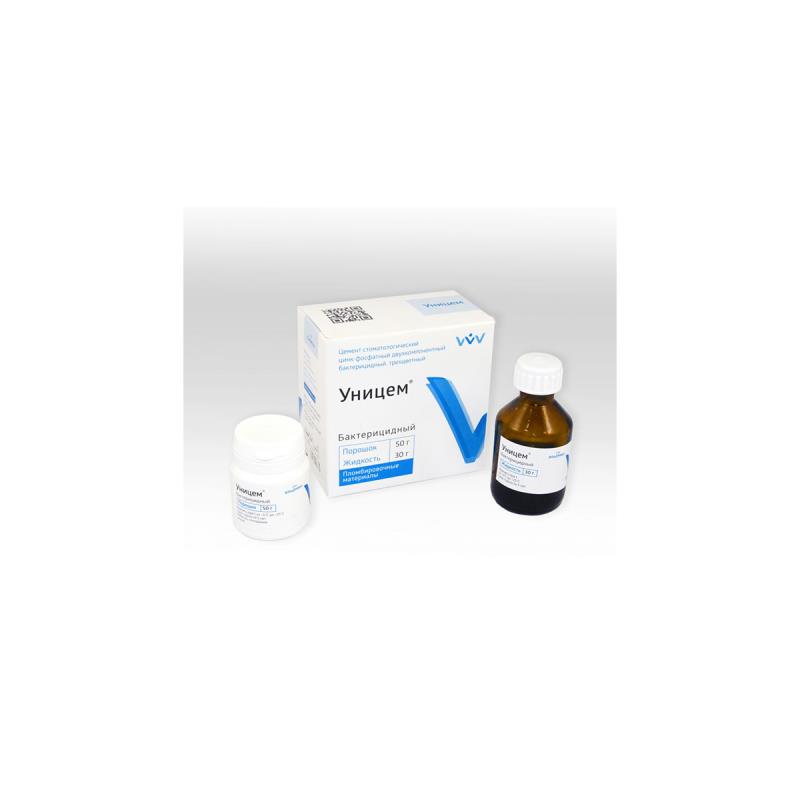 Изображение Уницем бактерицидный порошок 50гр + жидкость 30мл
