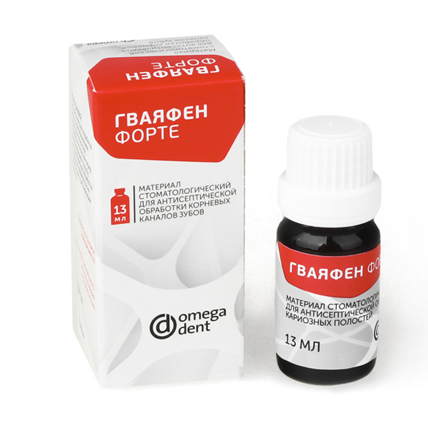 Изображение Гваяфен форте жидкость для антисептической обработки кариозных полостей, 13мл