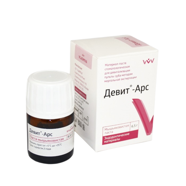 Изображение Девит-АРС паста для девитализации пульпы, 6,5гр