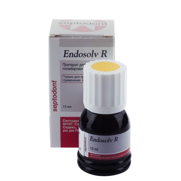 Изображение Endosolv R для распломбирования каналов (для фенопластных смол), 13мл