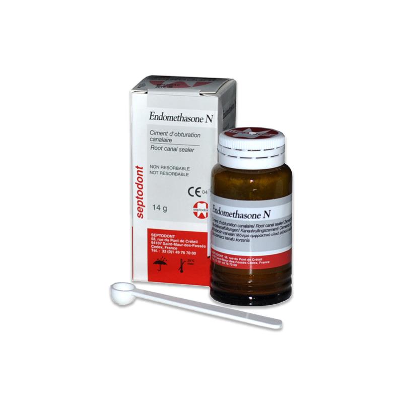Изображение Эндометазон N / Endomethason N poudre, порошок для пломбирования каналов, цвет слоновая кость, флакон 14 гр, 1 шт