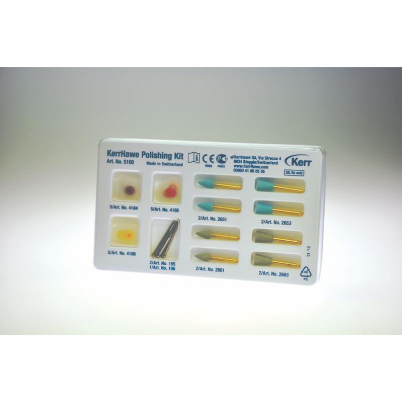 Изображение Полиры д/композитов набор / HiLusterPlus Dia Polishers Kit 8шт 5100*