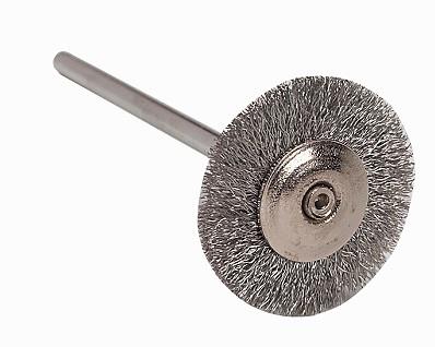 Изображение Щетка из серебристой проволоки 19 мм, 12 шт., (арт. 1660000)