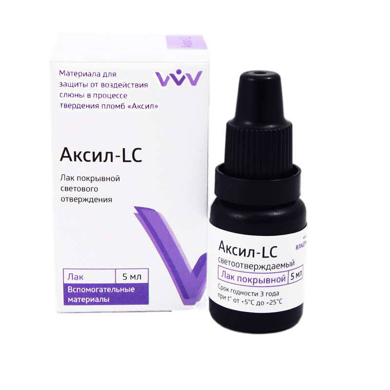 Изображение Аксил LC защитный стоматологический лак, жидкий, 5мл