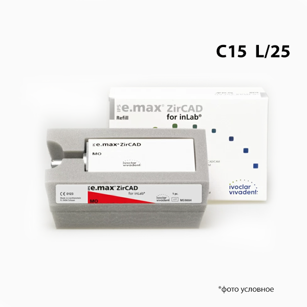 Изображение Емакс / ZirCAD inLab MO0 C15 L/25 602440