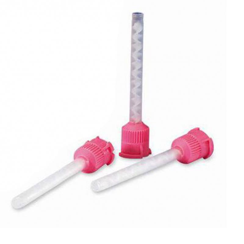 Изображение Насадки смешивающие Automix-Tips для О-Байт, Силагум AV Bite автомикс розовые 1:1 50шт 909202