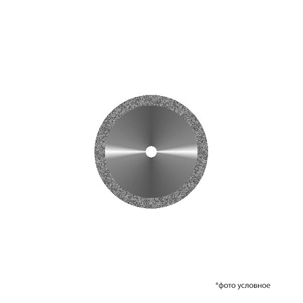 Изображение Диск алмазный Ф 19мм, крупное зерно, 2-х сторонний ободок, 1шт.