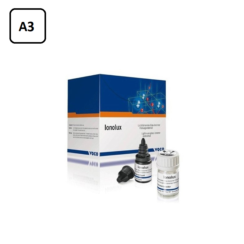 Изображение Ionolux стеклоиономерный пломбировочный материал, цвет А3, порошок+жидкость