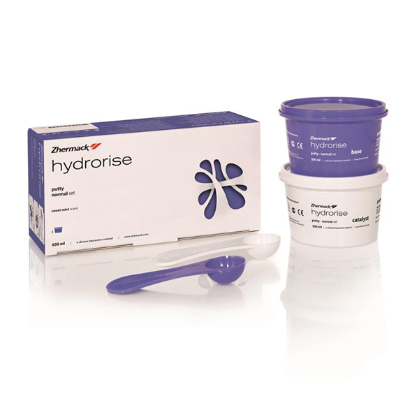 Изображение Hydrorise putty normal set А-силикон ручного замешивания, 2х300мл, арт.: C207010