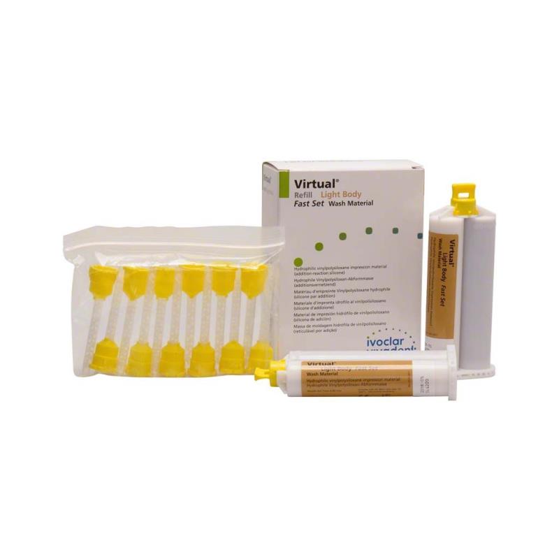 Изображение  Virtual light body regular слепочный материал, 2x50мл