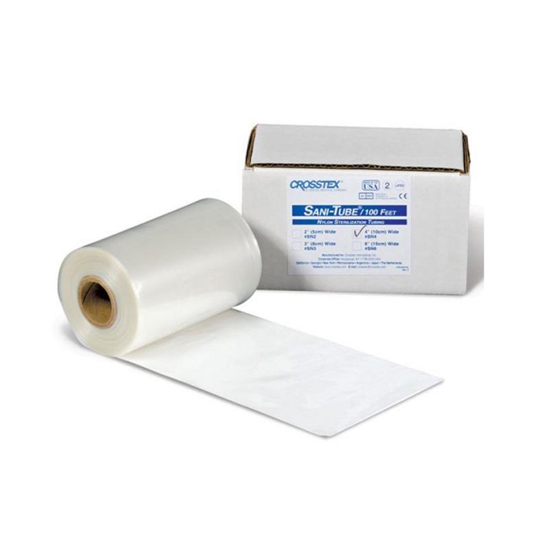 Изображение Тубы нейлоновые / Sani-Tubes 10см х 30м Crosstex для стерилизации