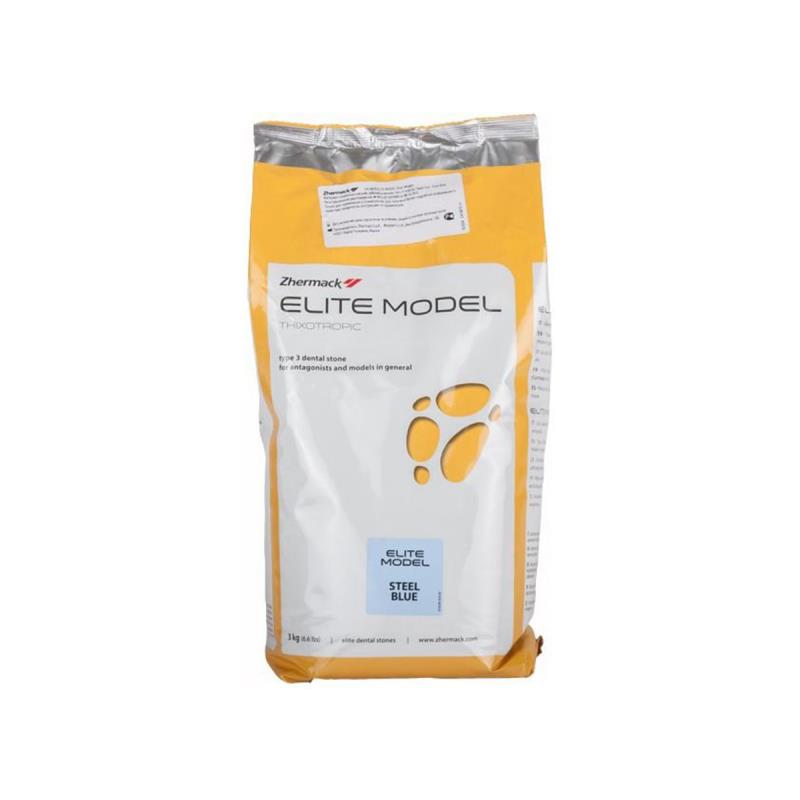 Изображение Гипс Элит модел цвет голубая сталь / Elite Model Steel Blue 3кг 3класс C410070