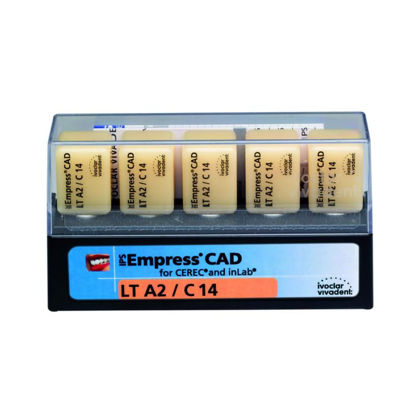 Изображение Емпресс блоки / IPS Empress CAD Cerec/in Lab LT А2 C14 5 шт. 602568