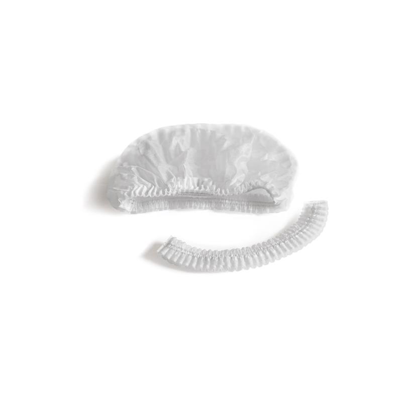 Изображение Шапочка Шарлотта клип берет нестерильная спанбонд белая 12 г/м2 1шт Wuhan Lipharma 6702
