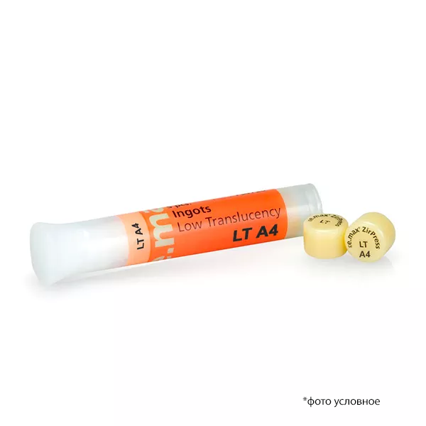 Изображение Емакс Цирпрес заготовки низкой прозрачности / e.max ZirPress LT A4 5 штук 626361