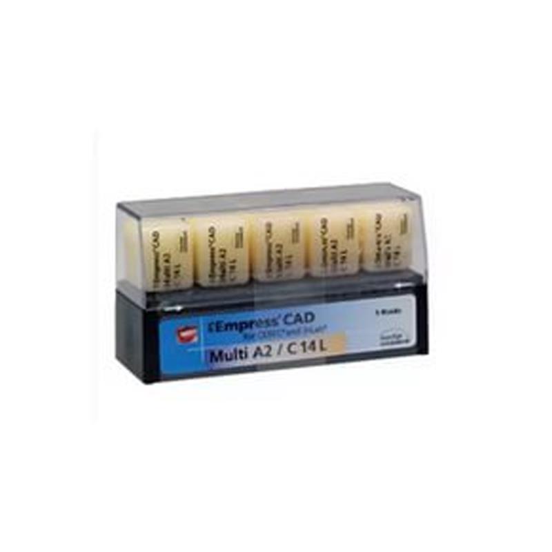 Изображение Емпресс блоки / IPS Empress CAD Cerec/in Lab Multiblocks А2 С14 5 шт.