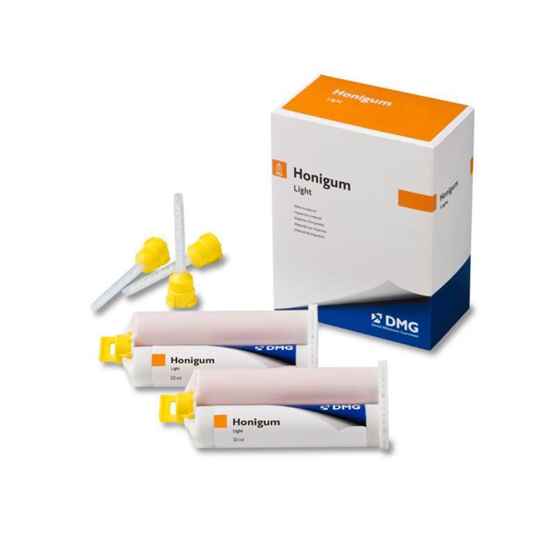 Изображение Honigum Light Automix, корригирующий оттискный материал, 2х50мл