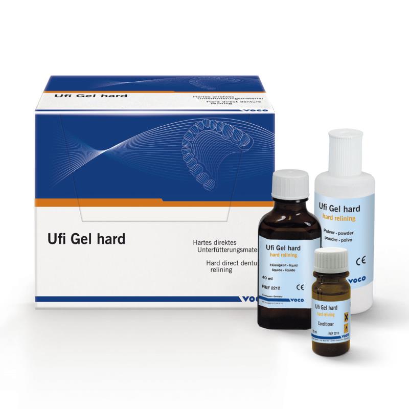 Изображение Уфи Гель хард набор / Ufi Gel hard set 2210 порошок 60гр, жидкость 40мл, кондиционер 20мл