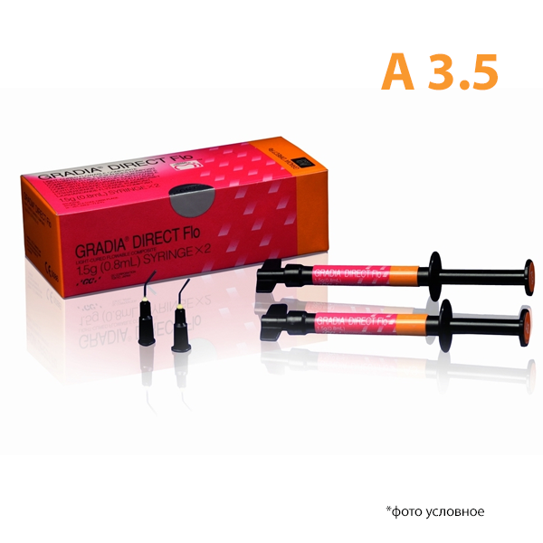 Изображение Градиа директ/Gradia Direct Flo А3,5 2 шприца по 1,5г (0,8мл)