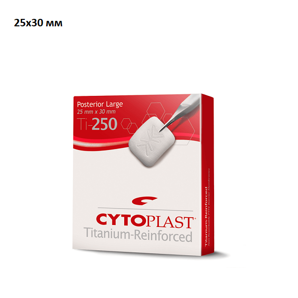Изображение Cytoplast мембрана нерезорбируемая PTFE 25х30мм 0,3мм 1шт 250 PL-2
