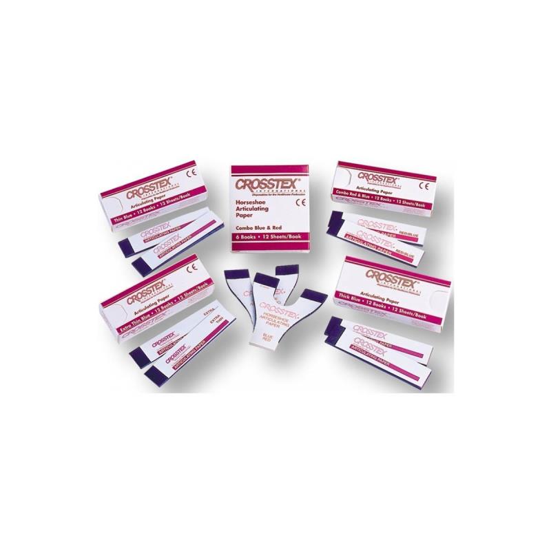 Изображение Бумага артикуляционная для окклюзионных контактов красно-голубая (101,6 мкм)