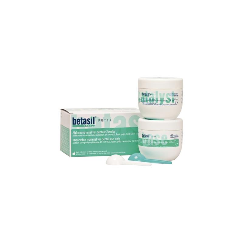 Изображение Betasil vario putty А70 базовый слой, оттискной материал, 2х300 мл