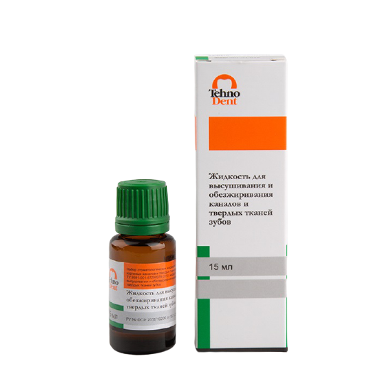 Изображение Жидкость для высушивания и обезжиривания каналов и твердых тканей зубов, флакон, 15мл