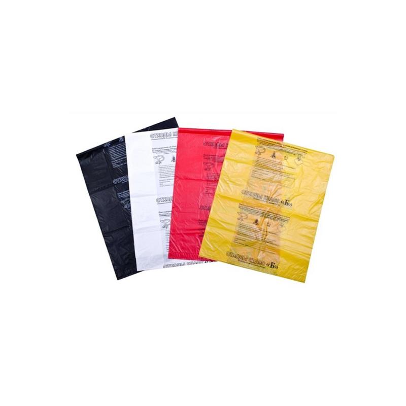 Изображение Пакет для утилизации медицинских отходов 500*600мм 100шт кл А белые