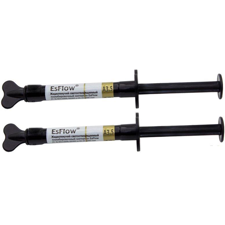 Изображение ЭсФлоу / EsFlow А3,5 шприц 2х2гр текучий пломб материал