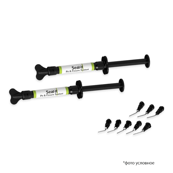 Изображение Сил Ит / Seal-it 1,2г х2шпр герметик для запечатывания фиссур Spident 1311100
