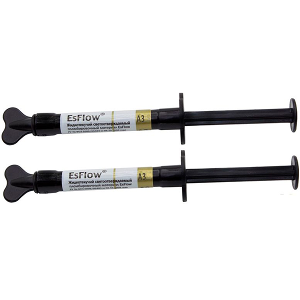Изображение ЭсФлоу / EsFlow А3 шприц 2х2гр текучий пломб материал