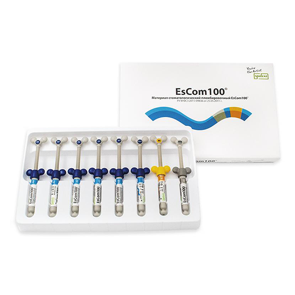 Изображение ЭсКом100 / EsCom100 шприц 8х4гр Spident 311300